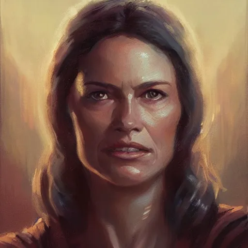 Image similar to portrait of a woman by greg rutkowski, old jedi master jaina solo, star wars expanded universe, she is about 6 0 years old, highly detailed portrait, digital painting, artstation, concept art, smooth, sharp foccus ilustration, artstation hq