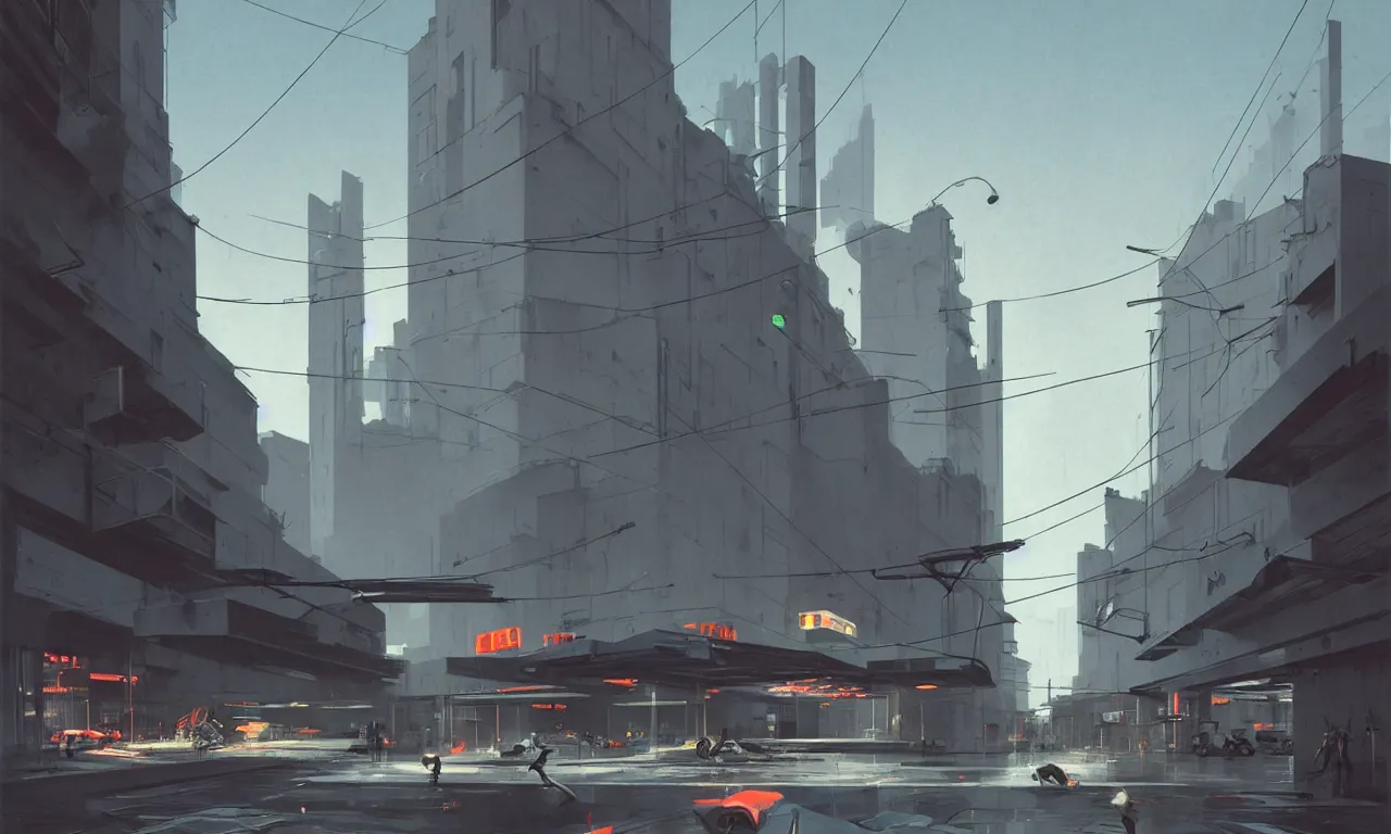 Mirror's Edge 3 concept art, futuristic but