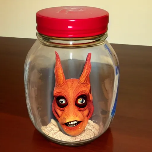 Image similar to Jar-jar in a jar