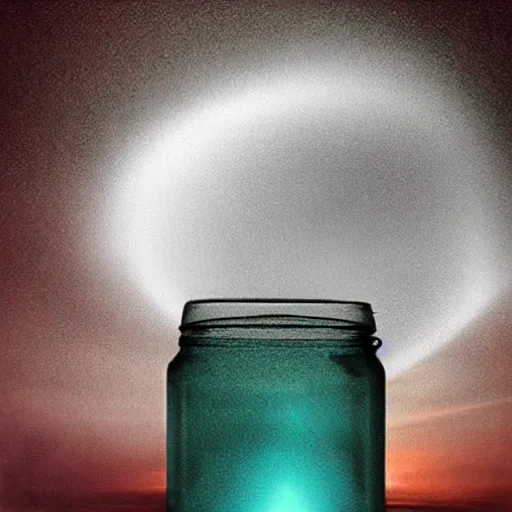 Image similar to a tornado storm in a jar