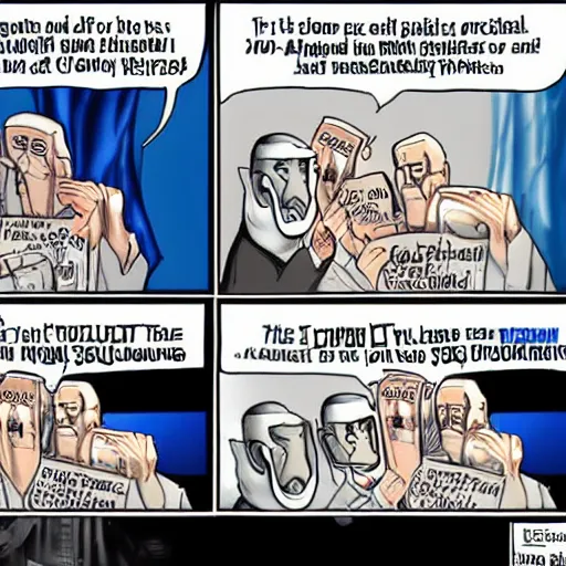 Prompt: terrible political cartoon by Ben Garrison
