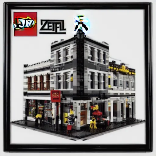 Image similar to Box art of a LEGO set for Led Zeppelin