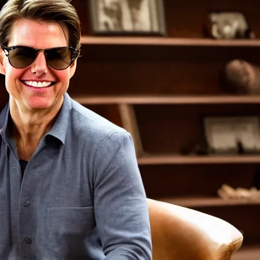 Prompt: NYTimes Tom Cruise interview about decision to shave head