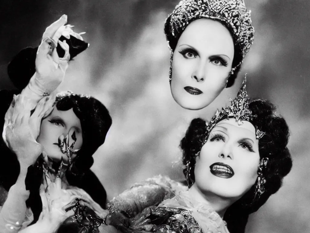 Image similar to Norma Desmond as a Disney Princess