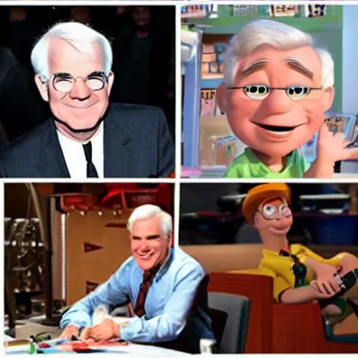 Image similar to Steve Martin in Pixar’s Up!