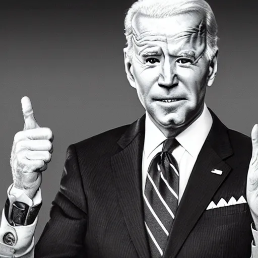 Prompt: Joe Biden as a Jojo Character by Hirohiko Araki