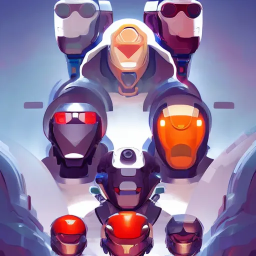 Prompt: face icon stylized minimalist metabots, loftis, cory behance hd by jesper ejsing, by rhads, makoto shinkai and lois van baarle, ilya kuvshinov, rossdraws global illumination