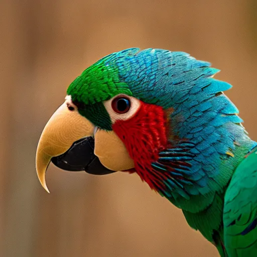 Image similar to close up of a beautiful parrot pheasant