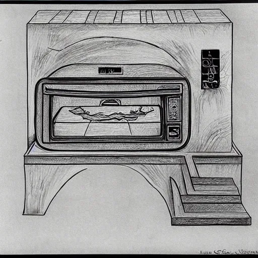 How to draw oven  LetsDrawIt
