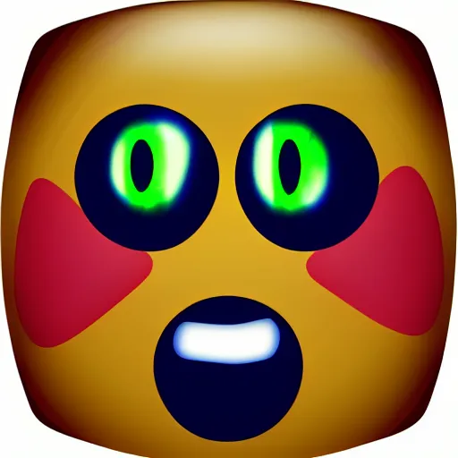 Image similar to an emoji of a yellow smiley face with the eyes becoming green circles with dollar signs, and the smiley face is sticking its tongue out with the tongue being green too and has a dollar sign too, apple emoji