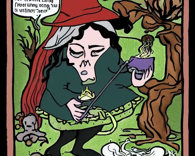 Image similar to fat witch smokin bong. the witch is smoking a bong. the witch smells really bad. the stinky witch needs a shower.