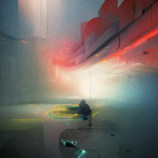 Image similar to a abstract painting of artificial intelligence, digital art, by John Coltrane and Marc Simonetti, Manic, inspired by Greg rutkowski