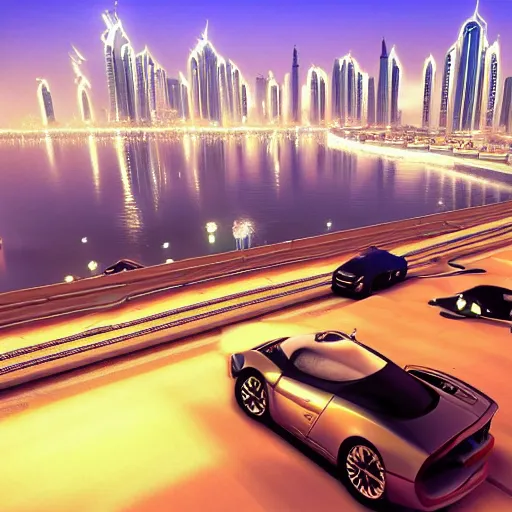 Prompt: gta : dubai, by ward lindhout