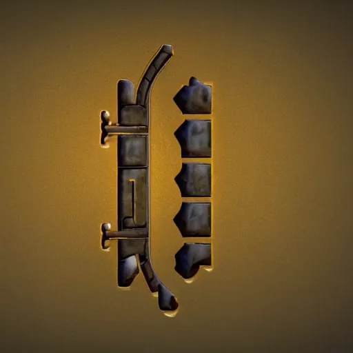 Image similar to a stylised key for the doors, key is on the center of image, point and click game inventory item, very detailed, dynamic lights, without background, high poly vray render, stylised textures, trending on artstation