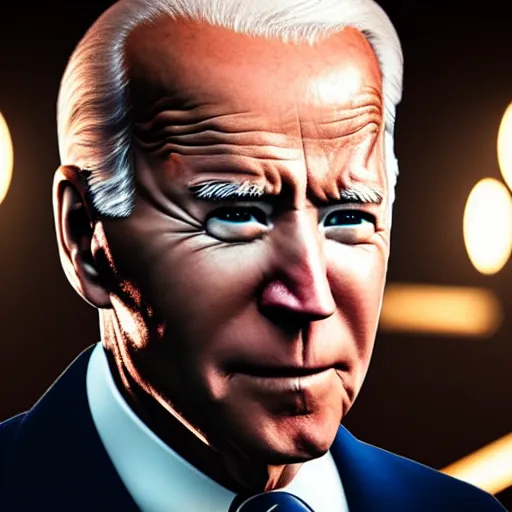 Image similar to Joe Biden cast as Magneto, still from X-men movie, hyperrealistic, 8k, Octane Render,