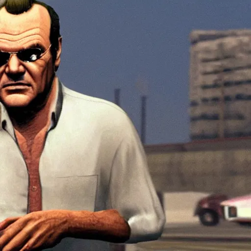 Image similar to jack nicholson in the style of gta 5