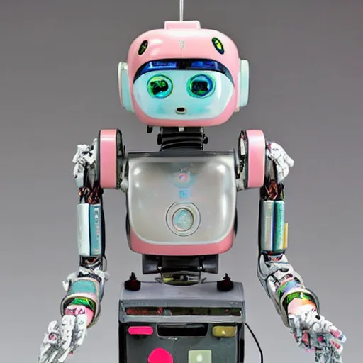 Image similar to a contemporary ceramic sculpture of a modular robot by hikari shimoda