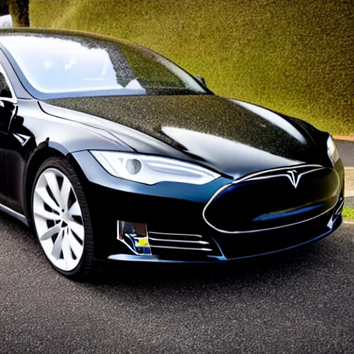 Image similar to full length photo of a tesla model s as a limousine, advertising photography, hdr 8 k photo