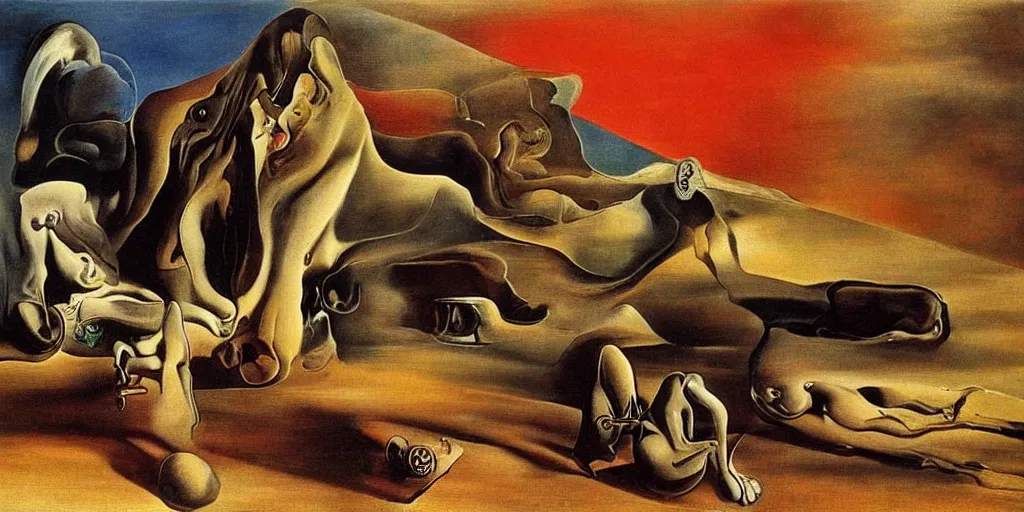 Image similar to change by salvadore dali