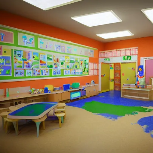 Prompt: Chernobyl kindergarten. Photojournalism, hyper realistic, dynamic lighting, unreal render, ultrafine detail.