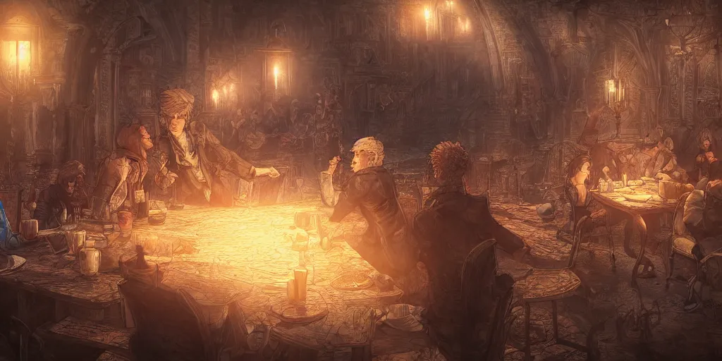 Image similar to let us not seek to satisfy our thirst for freedom by drinking from the cup of bitterness and hatred. ultrafine highly detailed hyper colorful illustration, sharp focus, octopath traveler, final fantasy, unreal engine highly rendered, global illumination, radiant light, intricate and detailed environment