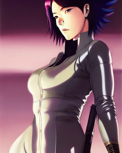 Wallpapers Id - - Motoko Kusanagi Anime - Free Transparent PNG Download -  PNGkey