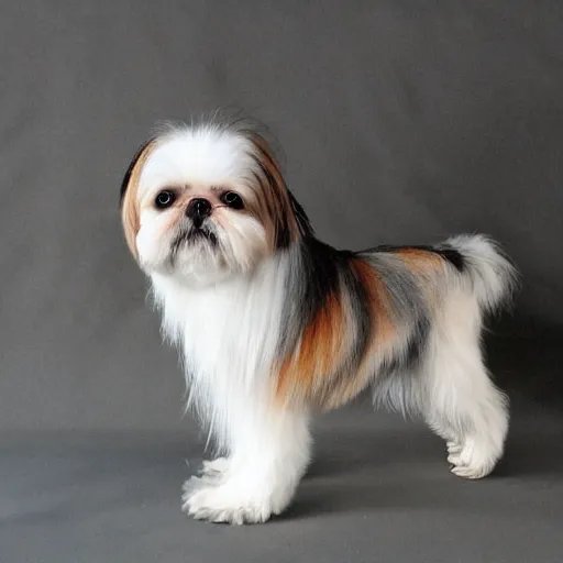 Prompt: A Creature with Wings like a Shih Tzu, furry, fluffy, happy, cute, Arcane Magic