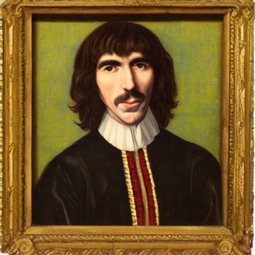 Image similar to renaissance era portrait of george harrison