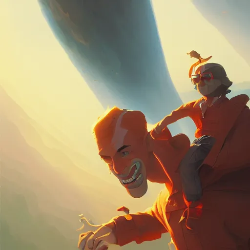 Image similar to hero world close encounters of the third kind, behance hd by jesper ejsing, by rhads, makoto shinkai and lois van baarle, ilya kuvshinov, rossdraws global illumination