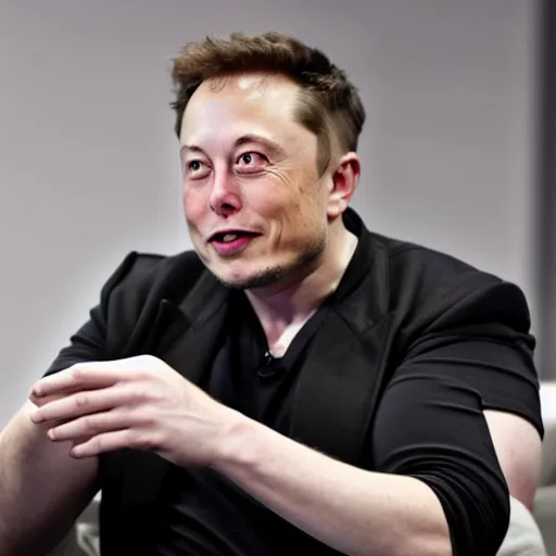 Prompt: elon musk living in a computer simulation