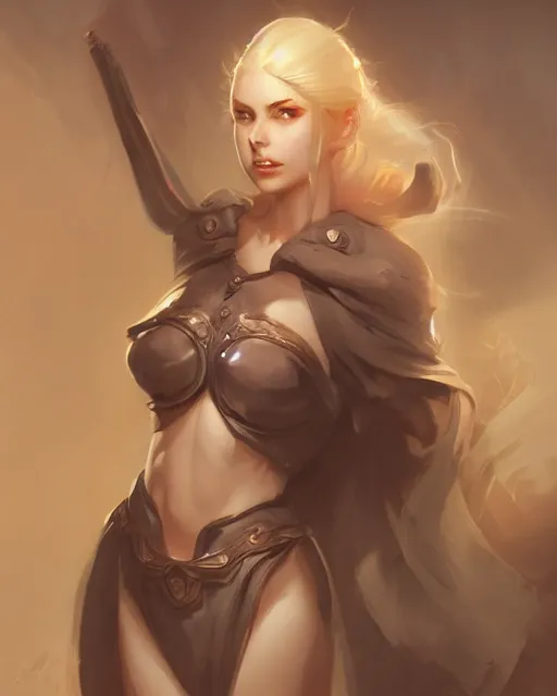 Image similar to a beautiful female cleric by Stanley Artgerm Lau, WLOP, Rossdraws, frank frazetta, Andrei Riabovitchev, Marc Simonetti, tranding on artstation