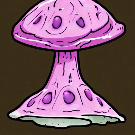 Prompt: mushroom alien female