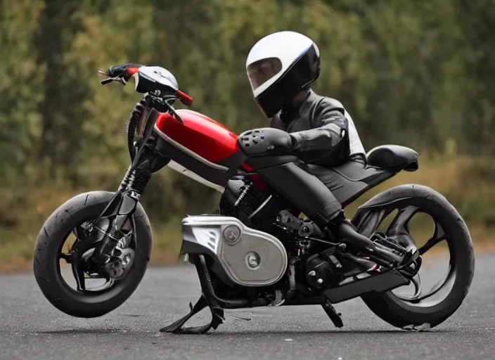 Image similar to human-motorbike hybrid