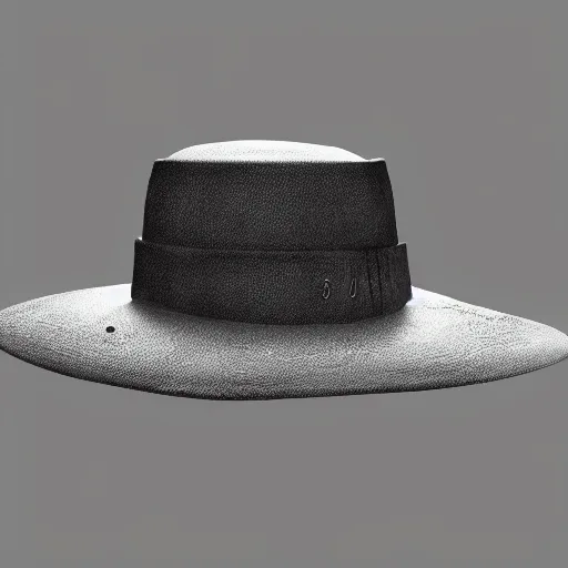 Prompt: a hat from the future, yeezy style, highly detailed, epic lighting, hyper photorealism, trending on artstation 8 k