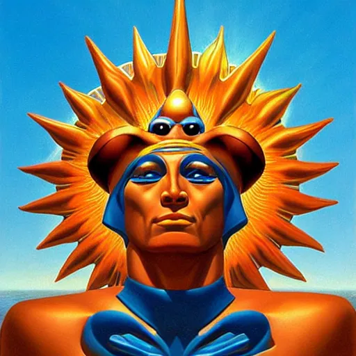 the sun god by greg hildebrandt | Stable Diffusion | OpenArt