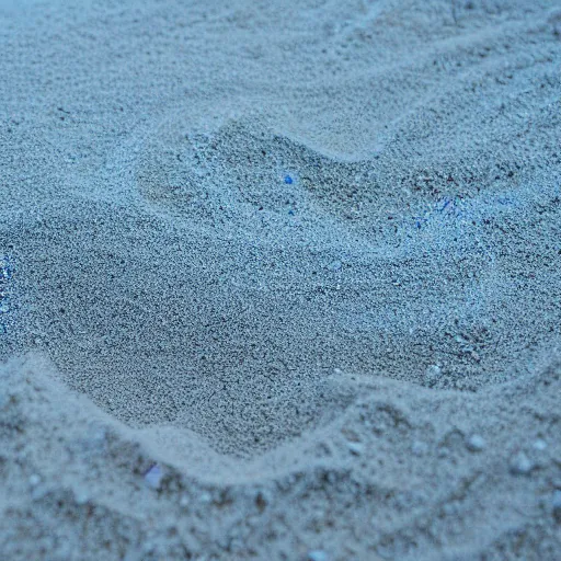 Image similar to sand made out of blue light