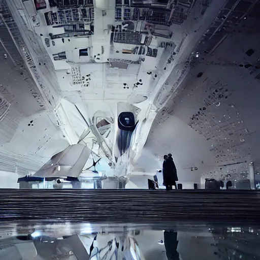 Image similar to digital image oily airport architecture motherboard cpu in liquid on the coronation of napoleon painting, on moon with medium size woman walking with black background. unreal engine 5, keyshot, octane, artstation trending, by Zaha Hadid style architecture, by Matrix film color, high contrast pinterest black plastic, dark atmosphere pinterest tilt shift, 4k, 8k, 16k.