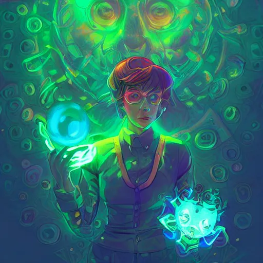 Image similar to skill magic deepdream radiating a glowing aura stuff loot legends stylized digital illustration video game icon artstation lois van baarle, ilya kuvshinov, rossdraws,