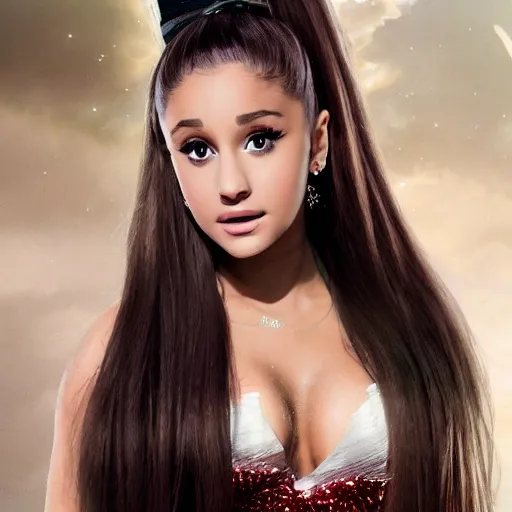 Image similar to ariana grande as an ogre fantasy art 4k