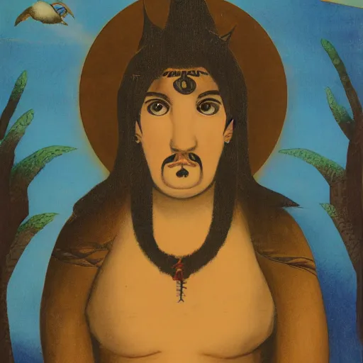 Image similar to portrait of angra mainyu