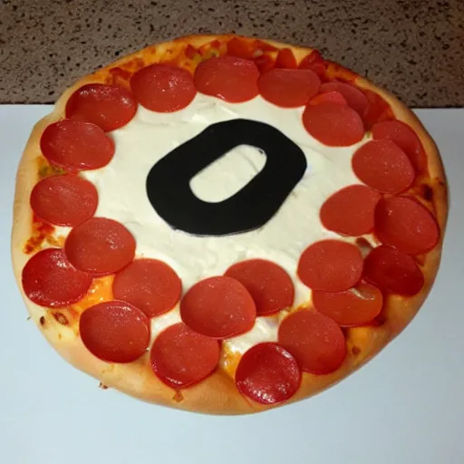 Prompt: pizza cake