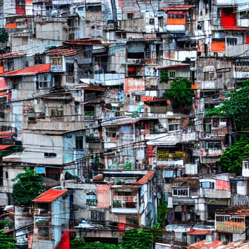 Prompt: san paulo favelas in a ciberpunk style