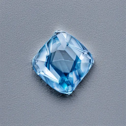 Image similar to a blue cystal