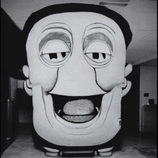 Image similar to mark zuckerburg krang, grainy film photography