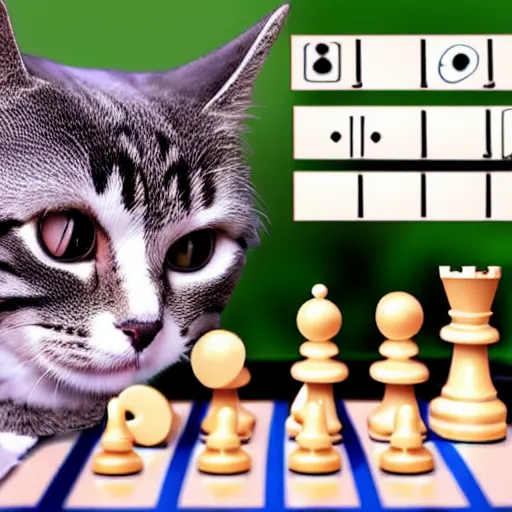 Prompt: how to teach a cat to play chess, youtube tutorial