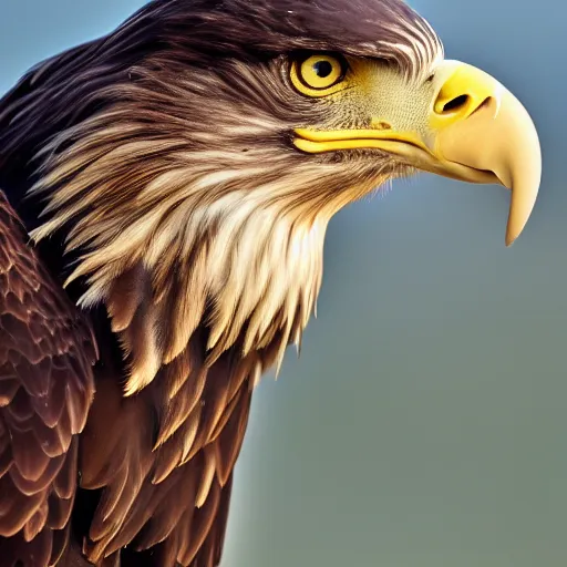 Image similar to portrait photo of an eagle