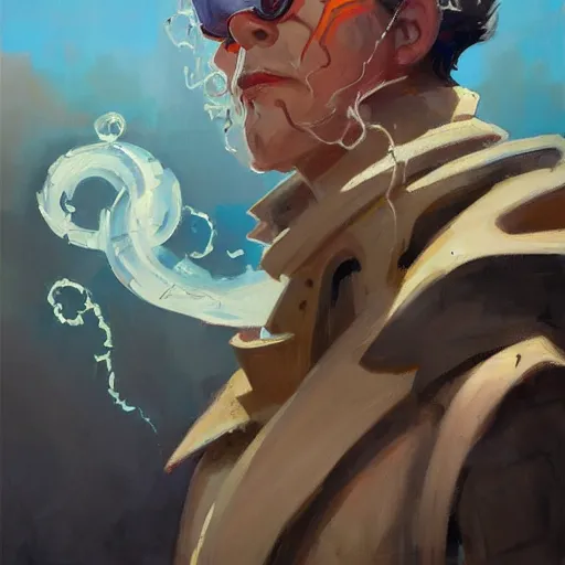 Image similar to greg manchess portrait painting of yog sothoth as overwatch character, medium shot, asymmetrical, profile picture, organic painting, sunny day, matte painting, bold shapes, hard edges, street art, trending on artstation, by huang guangjian and gil elvgren and sachin teng