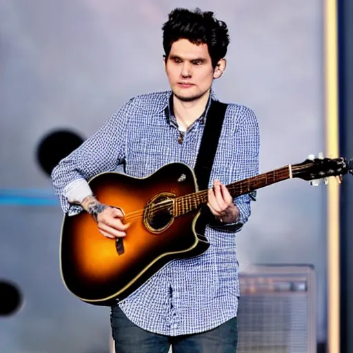 Image similar to a nice photo someone took of john mayer yesterday evening.