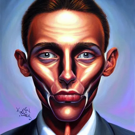 Prompt: a hyper realistic painting of a patient young man in a burning business suit, coherent symmetrical eyes, calm face, by jeffrey smith, by andrea kowch, by steve henderson, masterpiece, trending on artstation,