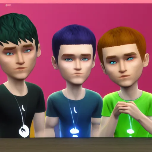 Prompt: original chibi vitalik buterin rendered 3 d, ranking number 1 on pixiv in the sims 4